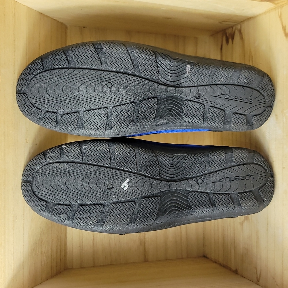 Speedo Mens Black and Blue Water Shoes - Picture 8 of 9